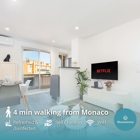 Monaco A Pied - Spacieux Appartement - Balcon - Ca Beausoleil Exterior foto