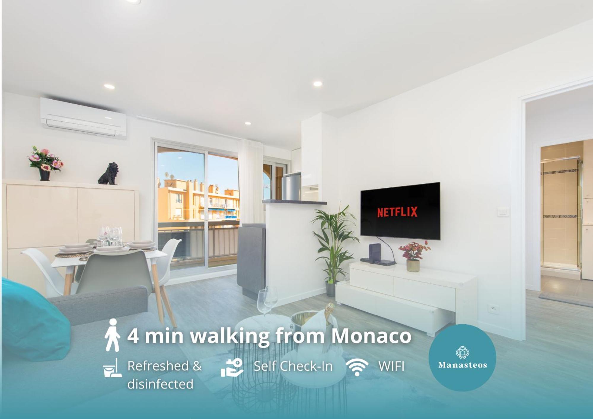 Monaco A Pied - Spacieux Appartement - Balcon - Ca Beausoleil Exterior foto